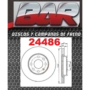 Discos Delanteros Estándar - CHEVROLET/OPEL/GM -Corsa ( Modelo)