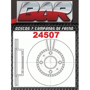 Discos Delanteros Estándar - NISSAN-DATSUN -Sentra 1.6L / 2.0L / GLE / 1.6L GXE