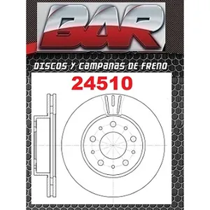 Discos Delanteros Estándar - VOLVO -740 / 760 / 780 Girling System