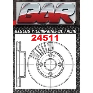 Discos Delanteros Estándar - MAZDA -323 1.3i 16V / 1.5i 16V