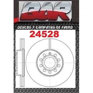 Discos Delanteros Estándar - AUDI -A3 1.6i 16V / Sportback / 1.9 Tdi / 2.0 / 2.0 Tdi