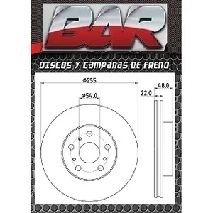 Discos Delanteros Estándar - TOYOTA -Camry