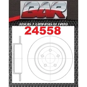 Discos Traseros Estándar - CHRYSLER - DODGE -Stratus - Tds Modelos - Neon CON CAMPANA PARA PATIN