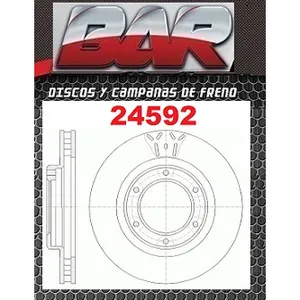 Discos Delanteros Estándar - TOYOTA -Land Cruiser