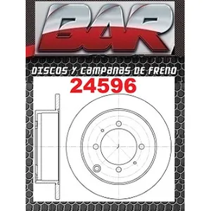 Discos Traseros Estándar - MITSUBISHI -Galant v6 3,5 - Lancer