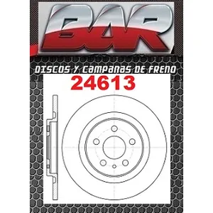Discos Traseros Estándar - CITROËN -C8 2,0 Hdi / 2,2 Hdi / 3,0 V6