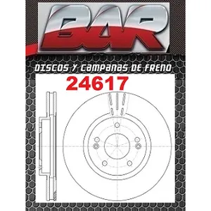 Discos Delanteros Estándar - HYUNDAI -Santa Fe (4WD) 2.4 2.0 CRDI 16" !