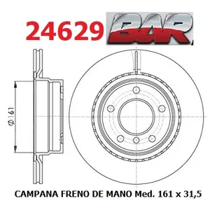Discos Traseros Estándar - BMW -130i CAMPANA FRENO DE MANO Med. 161 x 31,5