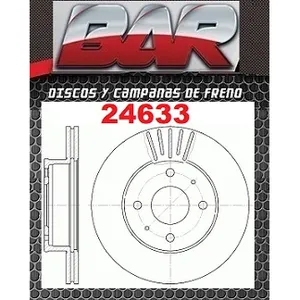 Discos Delanteros Estándar - HYUNDAI -Accent