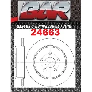 Discos Traseros Estándar - CHRYSLER - DODGE -PT Cruiser Con Campana