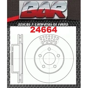 Discos Delanteros Estándar - JEEP -Cherokee