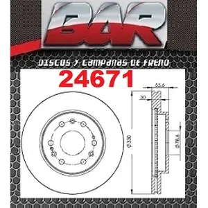 Discos Delanteros Estándar - CHEVROLET/OPEL/GM -Avalanche