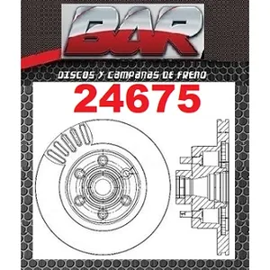 Discos Delanteros Estándar - CHRYSLER - DODGE -Dakota 2WD pistas clavadas en MAZA