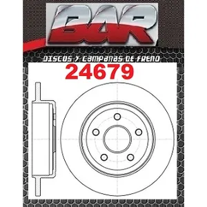 Discos Traseros Estándar - JEEP -Grand Cherokee Con Campanas