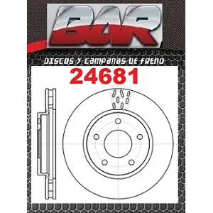 Discos Delanteros Estándar - MITSUBISHI -Lancer 1.6 8V
