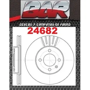 Discos Delanteros Estándar - VOLKSWAGEN -Gol 1,6 8V ARO 14 - Voyage