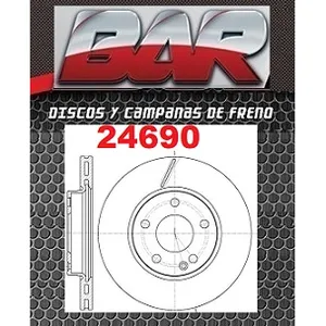 Discos Delanteros Estándar - MERCEDES BENZ -Clase A A 170