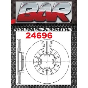 Discos Delanteros Estándar - SUBARU -Justy GL 2WD / 4WD - 1.2