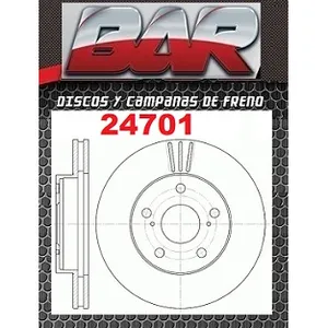 Discos Delanteros Estándar - TOYOTA -Previa 2.4i 16V