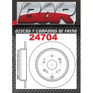 Discos Traseros Estándar - HONDA -Cr-v 2.4 Con Campana