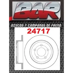 Discos Traseros Estándar - JEEP -Cherokee 3.7 V6 / Wrangler Tds Mds