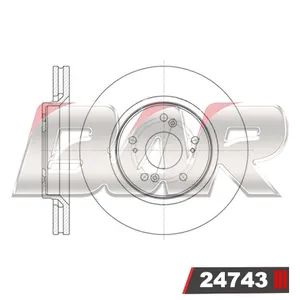 Discos Delanteros Estándar - HONDA -Cr-v 2.4