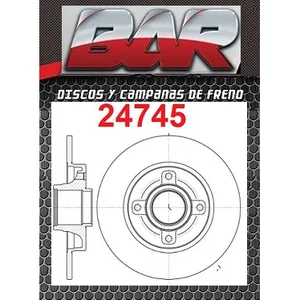 Discos Traseros Estándar - CITROËN -C4 1,6 / 2,0 C/MAZA