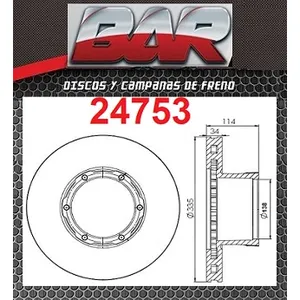Discos Delanteros Estándar - MERCEDES BENZ -Accelo 915C