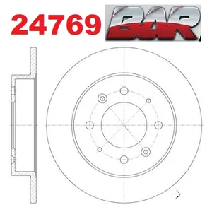 Discos Traseros Estándar - KIA -Cerato 2.0i 16V