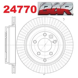 Discos Traseros Estándar - LAND ROVER -Discovery 3 - 2.7 Tdi V6