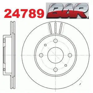 Discos Delanteros Estándar - DAIHATSU -Sirion