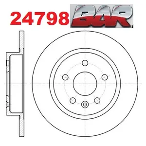 Discos Traseros Estándar - CHEVROLET/OPEL/GM -Cruze 1.8