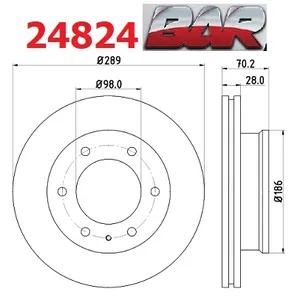 Discos Delanteros Estándar - FORD -Ranger 4x2 / 4x4