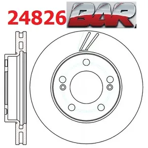 Discos Delanteros Estándar - SSANG-YONG -Actyon 2.0 16V / Kyron 2.7 20V