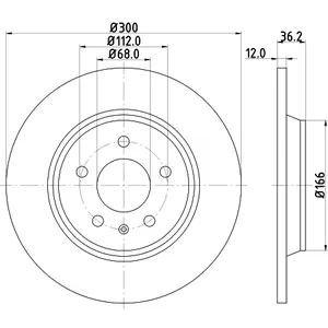 Discos Traseros Estándar - AUDI -A4 - A5 -A6 - A7 - Q5