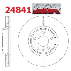 Discos Delanteros Estándar - AUDI -A4-A5-A6-A7-Q5 - S4-S5