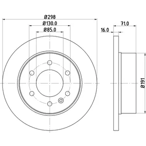 Discos Traseros Estándar - MERCEDES BENZ -Sprinter 311/313/413/415
