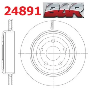 Discos Traseros Estándar - JEEP -Grand Cherokee IV 3.0 / 3.6 / 5.7