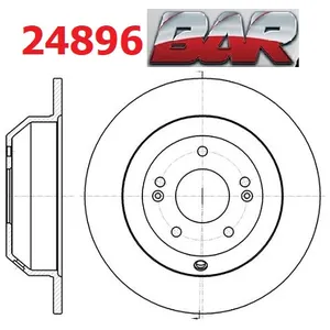 Discos Traseros Estándar - HYUNDAI -Santa fe Campana 40mm