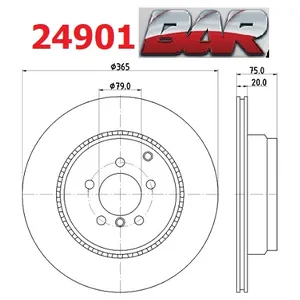 Discos Traseros Estándar - LAND ROVER -Range Rover III