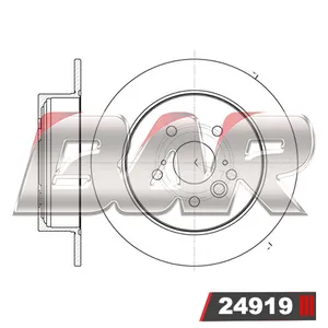 Discos Traseros Estándar - CHERY -Tiggo 2,0 4X4