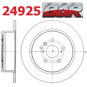 Discos Traseros Estándar - TOYOTA -Highlander