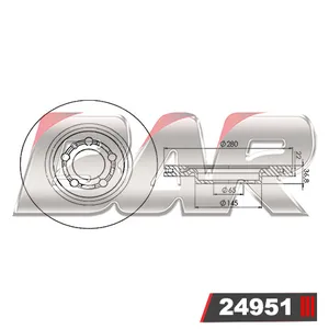 Discos Delanteros Estándar - VOLKSWAGEN -CrossFox 1,6