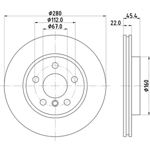 Discos Delanteros Estándar - BMW -214 / 216