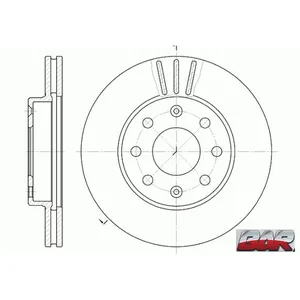 Discos Delanteros Estándar - CHEVROLET/OPEL/GM -Aveo