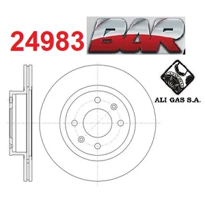 Discos Delanteros Estándar - HYUNDAI -Grand I10