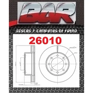 Discos Delanteros Estándar - CHRYSLER - DODGE -Ram 2500