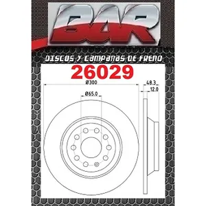 Discos Traseros Estándar - AUDI -A3
