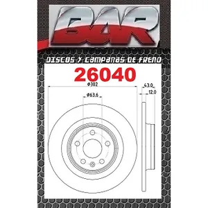 Discos Traseros Estándar - VOLVO -S90