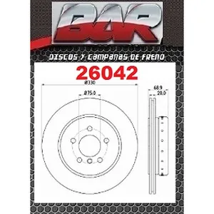 Discos Traseros Estándar - BMW -518